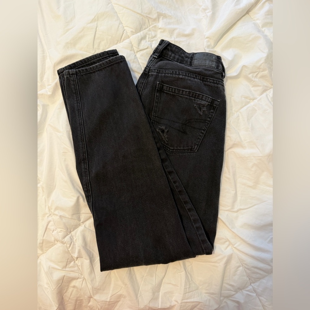 American Eagle Black Jeans Size 00 Regular Soft Stretch Denim